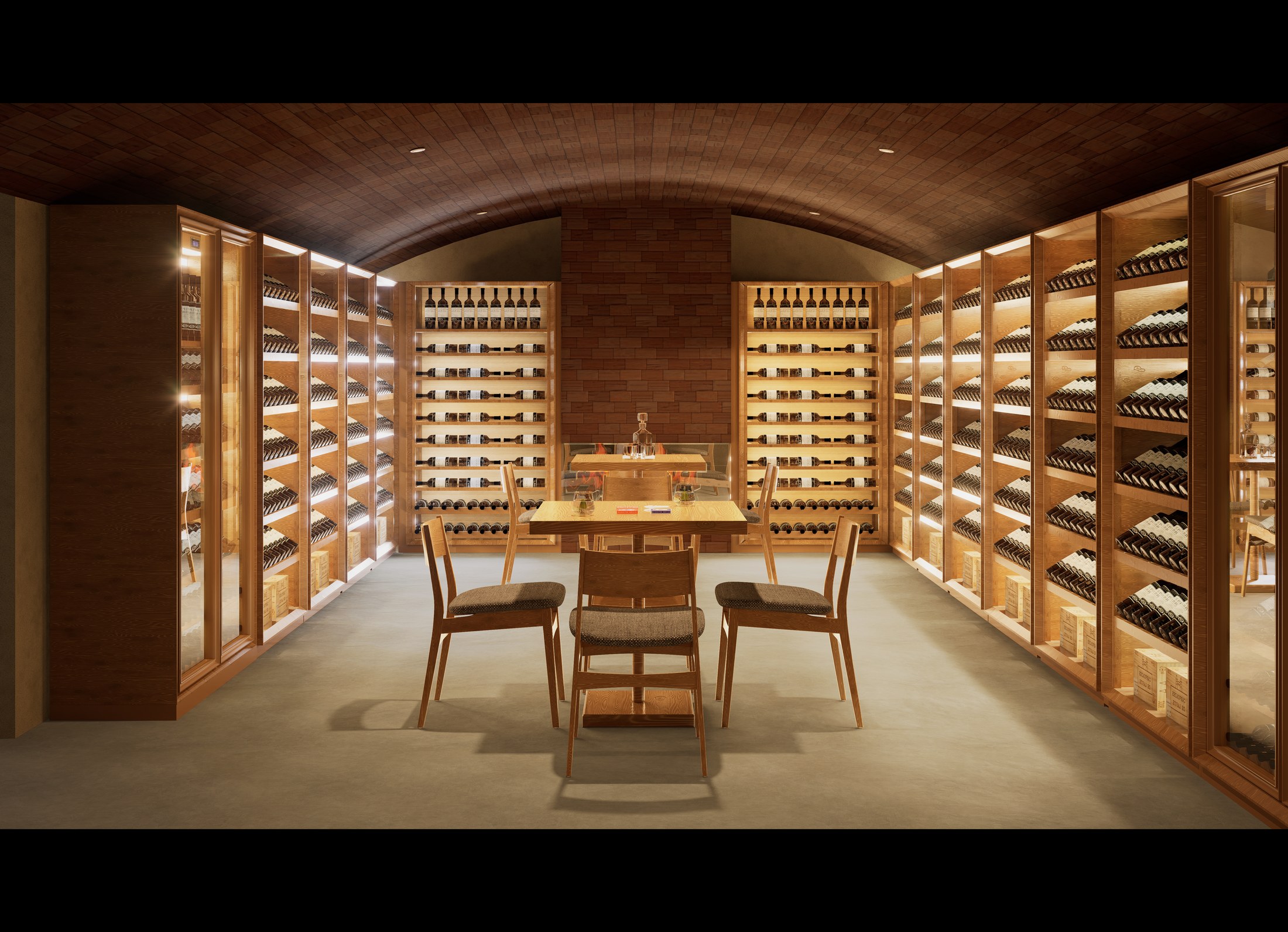CLUB PRIVATO 酒窖会客空间效果图