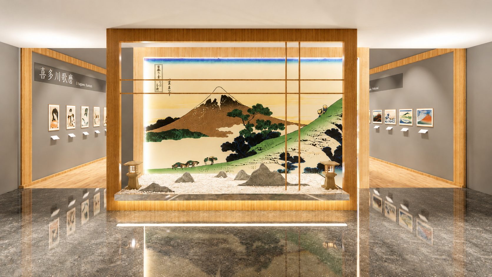 浮世绘展陈空间预览图